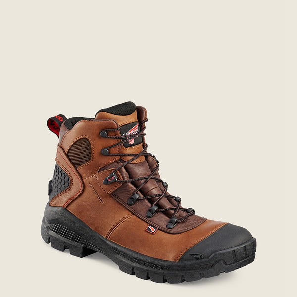 Bottes de Sécurité Red Wing - Crv™ - 6-Inch Waterproof Toe - Marron/Noir - Homme 265NKWDMS